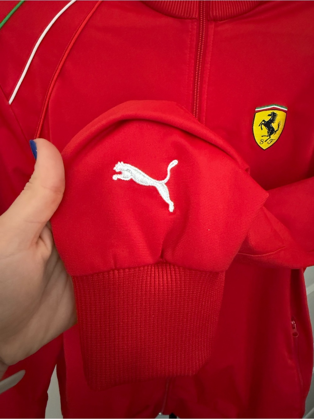 Men’s Puma Scuderia Ferrari Full Zip Jacket - Picture 6 of 13